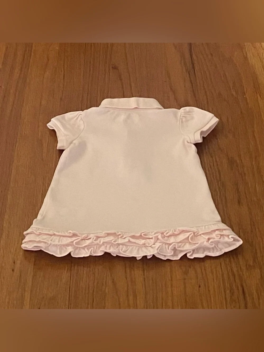 Ralph Lauren Light Pink Ruffle Polo Dress